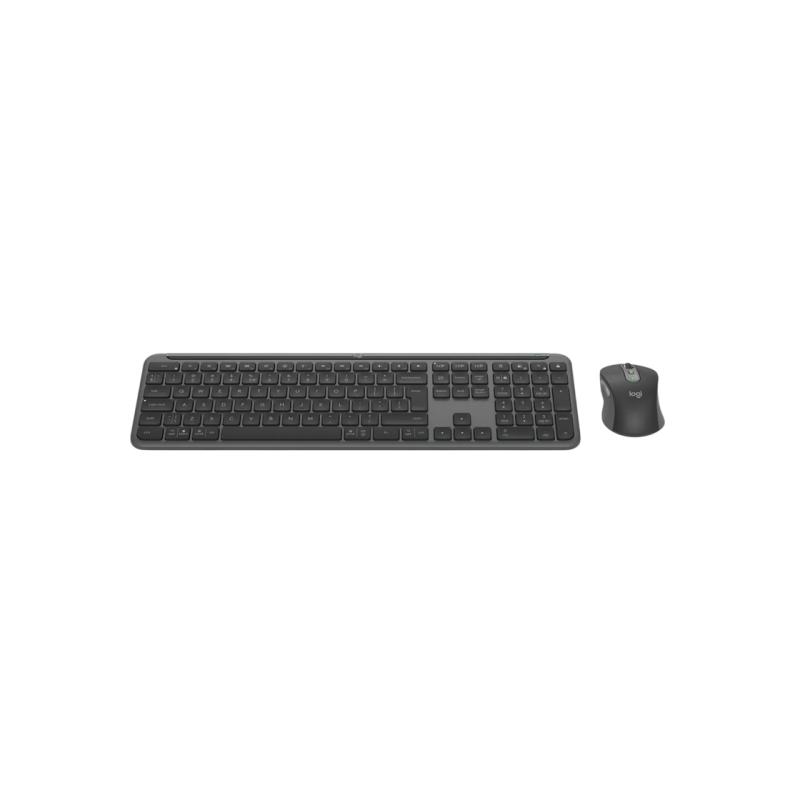 Wireless Keyboard Logitech MK950 for Business Ultra thin, Quiet Typing, F-keys, Flow, 4000dpi, 6 buttons, 2xAAA/