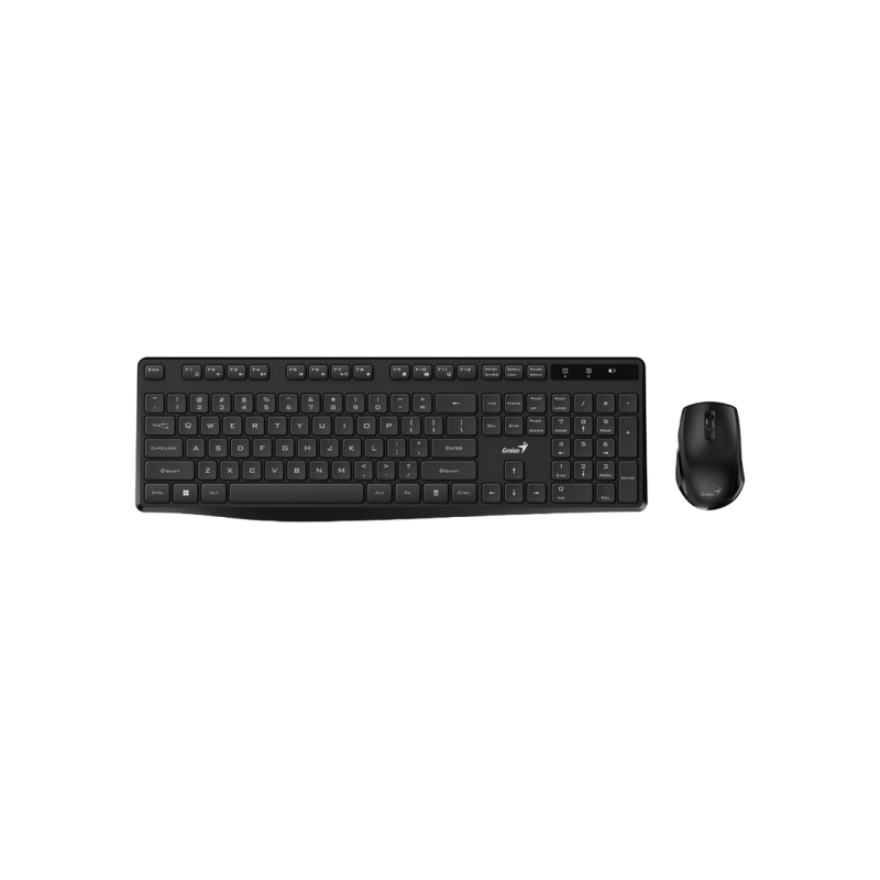 Keyboard Genius KM-8206S, EN/RU, Black