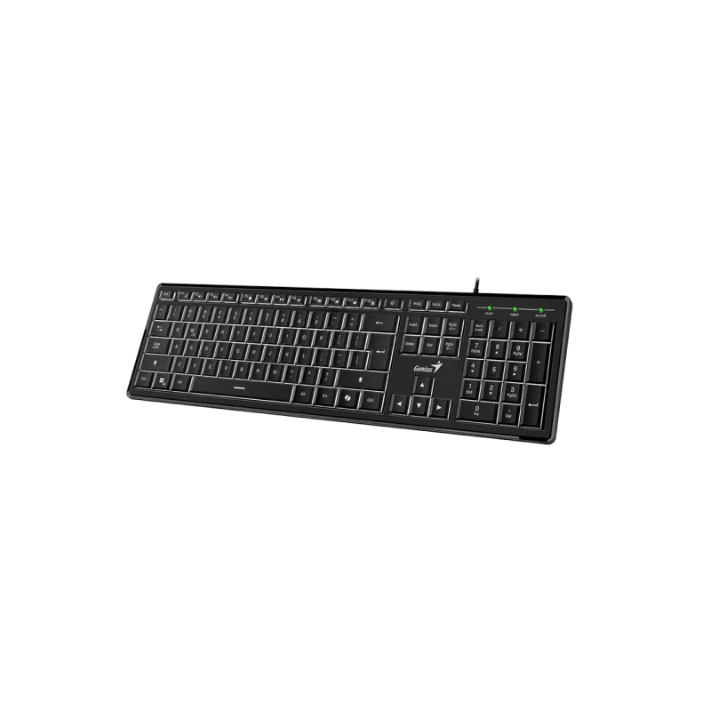 Клавиатура Genius SlimStar 820, EN/RU, Black
