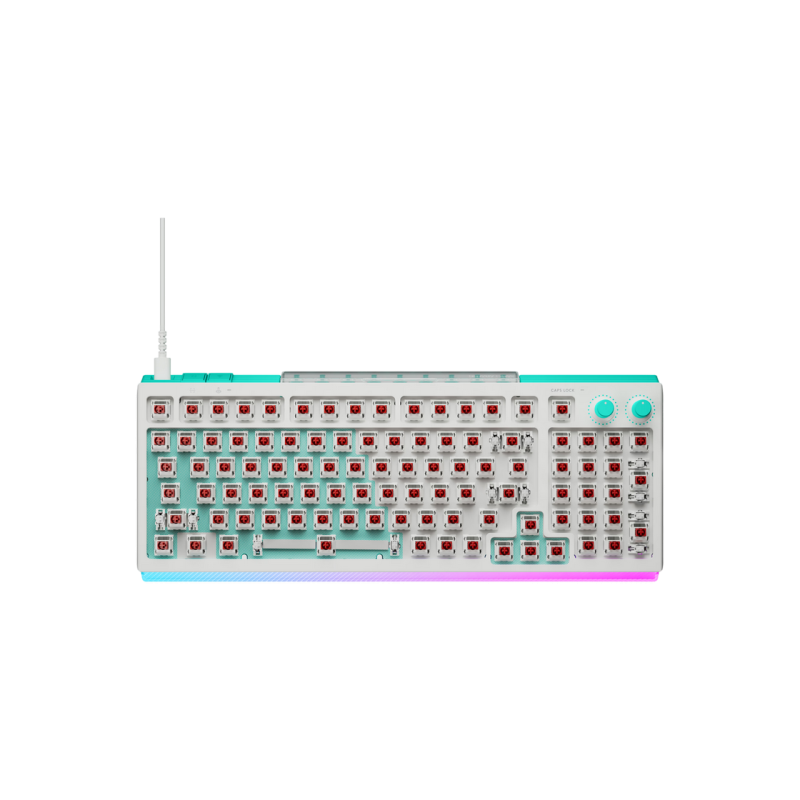 Keyboard Logitech G512 X 98 Wired, Tactile, White