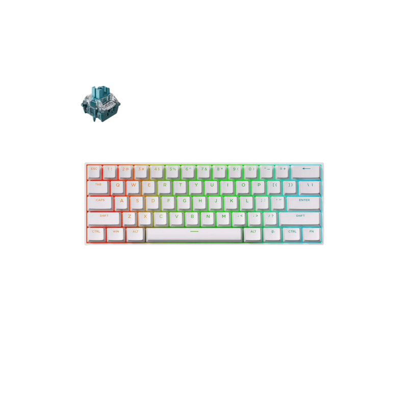 Gaming Keyboard MCHOSE Ace 60 Pro, Mechanical, Uranus Magnetic SW, 60% Layout, PBT, Aluminum, 32K, 0.125ms, RGB,