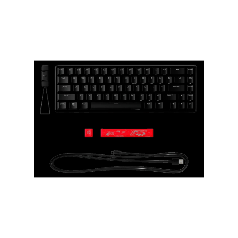 Клавиатура HyperX Alloy Origins 65, EN/RU, Black, 4P5D6AX#ACB