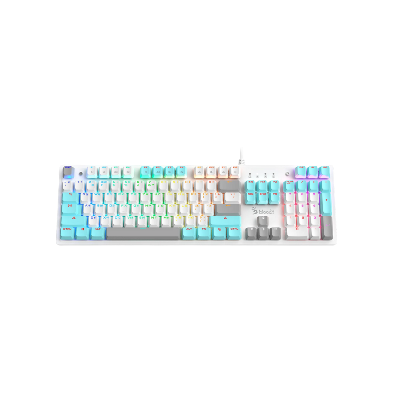 Клавиатура Bloody S510R, Icy White