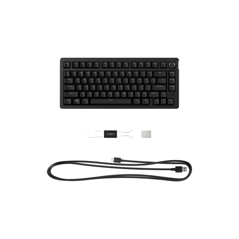 Клавиатура HyperX Alloy Rise 75, EN/RU, Black