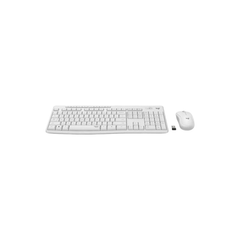 Wireless Keyboard & Mouse Logitech MK295 Silent, Media keys, Spill-resistant, 1000dpi, 3 buttons, 2xAAA/1xAA, 2.4Ghz, EN,