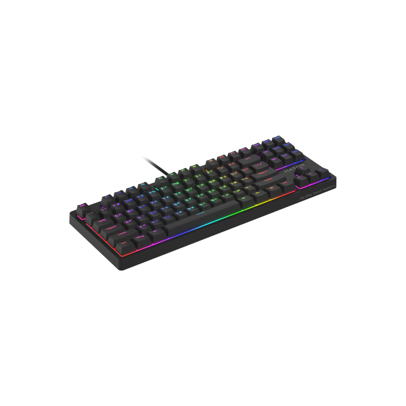 Игровая клавиатура HATOR Rockfall 2 Mecha TKL, RGB, 1,8 м, USB, EN/UA, черная