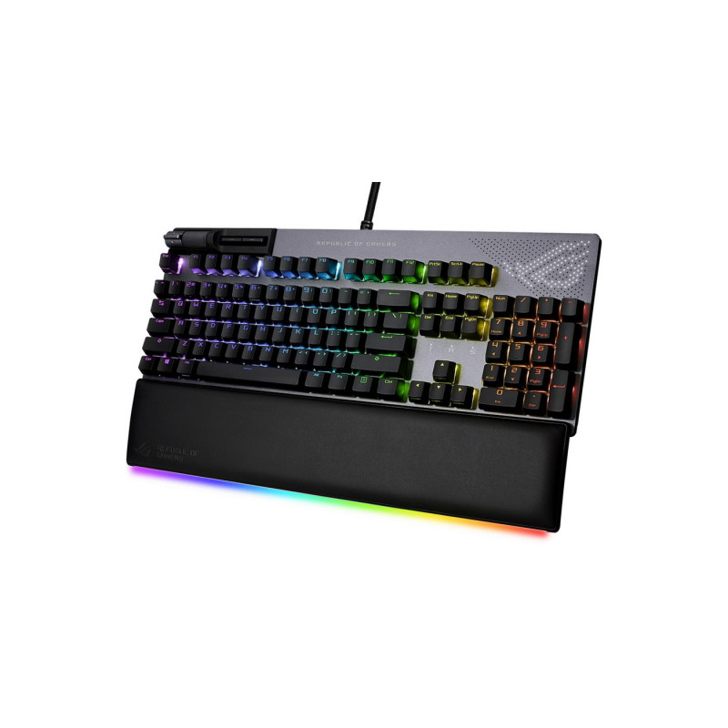 Gaming Keyboard Asus ROG Strix Flare II Animate, Mechanical, NX Red SW, PBT, US Layout, LED display