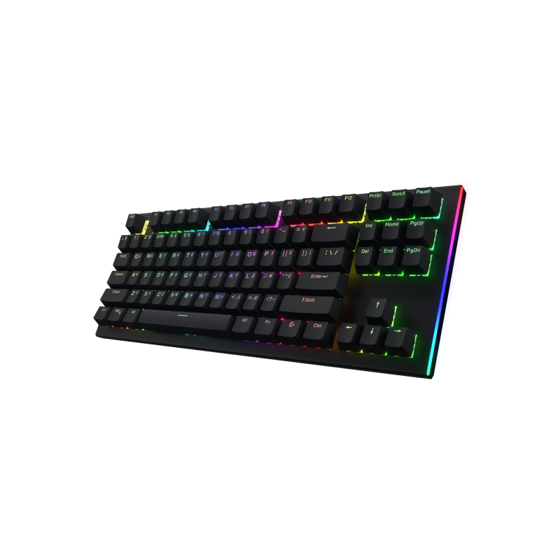 Игровая клавиатура HATOR Gravity X TKL, RGB, 1,8 м, USB, EN/UA, черная