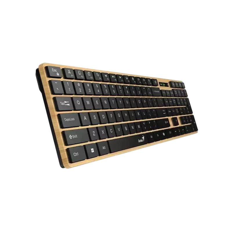 Wireless Keyboard Genius SlimStar 7250BT, Multimedia, 12 Fn Keys, Chocolate keys, Battery indicator, 1xAA, 2.4Ghz+