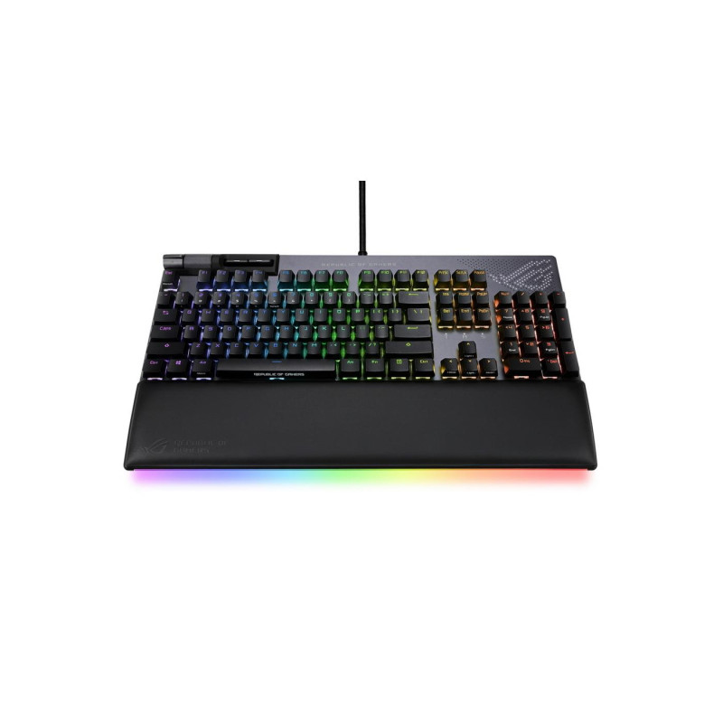 Gaming Keyboard Asus ROG Strix Flare II Animate, Mechanical, NX Red SW, PBT, US Layout, LED display