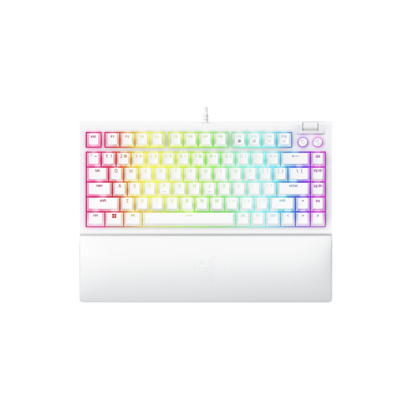 Gaming Keyboard Razer BlackWidow V4 75% Hot-Swappable US Layout White