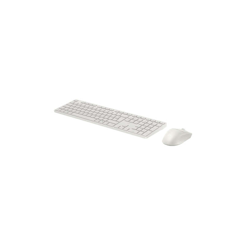 Wireless Keyboard & Mouse HP 650, Full size; 3-zone layout, Spill resistant; Quiet keys; 3 buttons, 2.4 GHz,