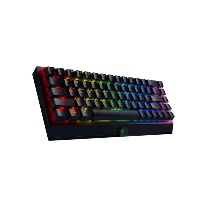 Gaming Wireless Keyboard Razer BlackWidow V3 Mini HyperSpeed, Mechanical, 65% with Razer Chroma RGB Phantom Edition