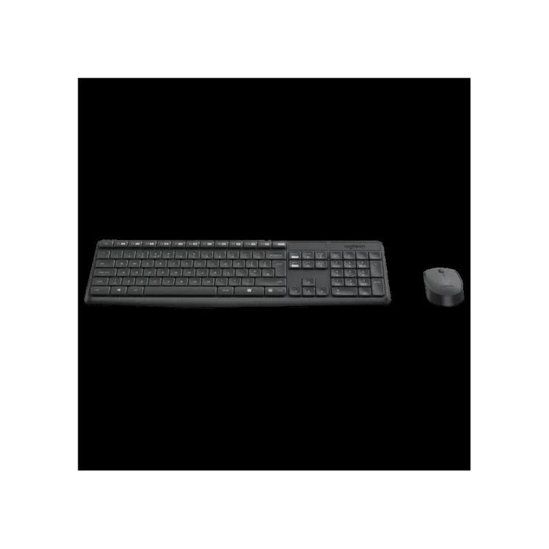 Клавиатура Logitech MK235, Grey, 204343