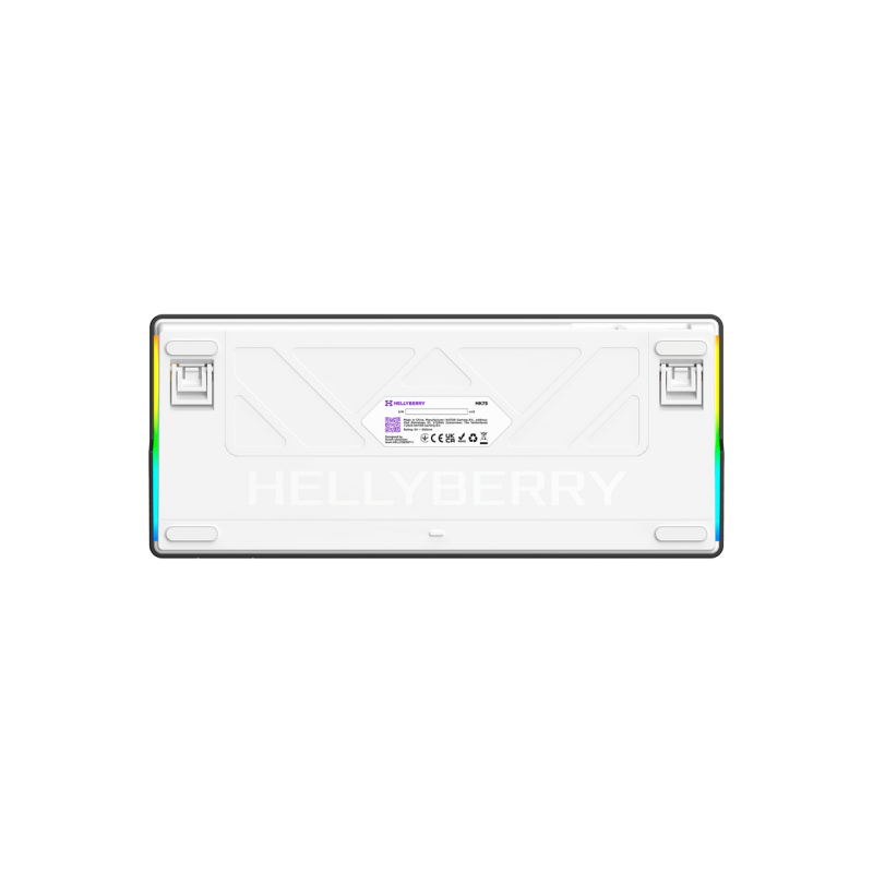 Gaming Keyboard HATOR Hellyberry HK75 White-Violet