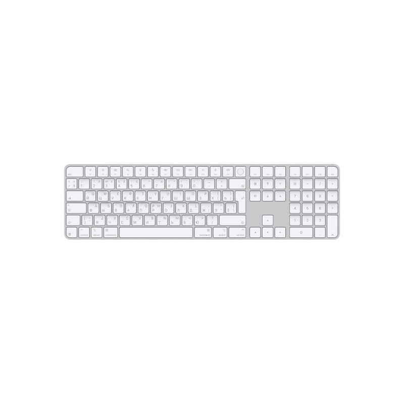 Keyboard Apple Magic Keyboard with Touch ID and Numeric Keypad, A3119, White