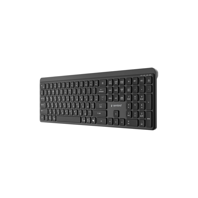 Keyboard Gembird KB-WPS-03-CYRL, EN/RU, Black