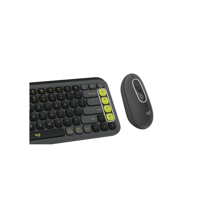 Клавиатура Logitech POP ICON, Graphite/Green