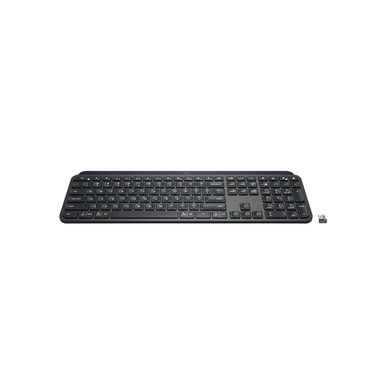 Wireless Keyboard Logitech MX Keys for Business, Ultra thin, Premium typing, Metal plate, F-keys, Backlit, 10M, 2.