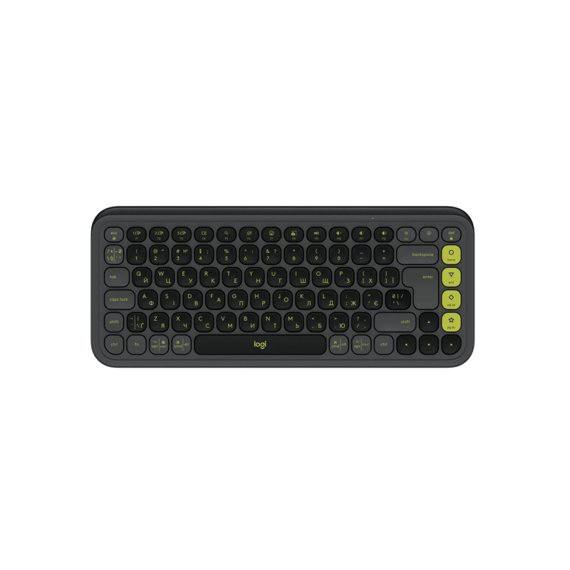 Беспроводная клавиатура Logitech POP ICON, компактный дизайн, возможность подключения до 3 устройств с несколькими ОС, Windows/Mac, Bluetooth, EN/