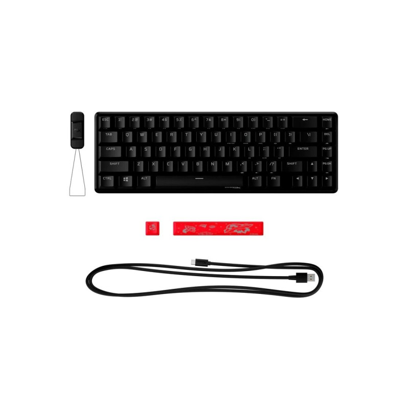 Клавиатура HyperX Alloy Origins 65, EN/RU, Black, 4P5D6AX#ACB