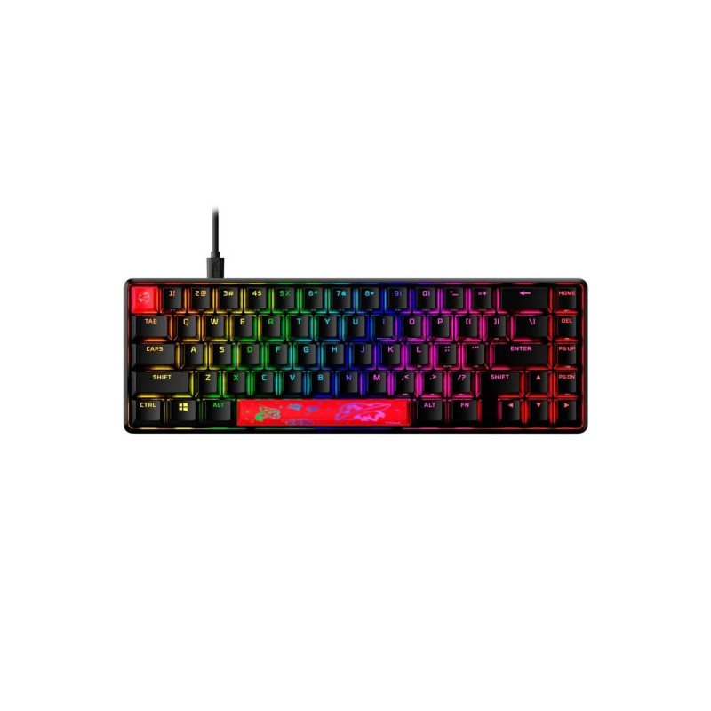 Клавиатура HyperX Alloy Origins 65, EN/RU, Black, 4P5D6AX#ACB