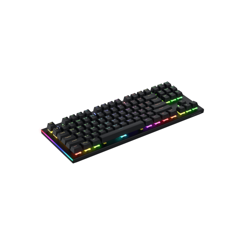 Игровая клавиатура HATOR Gravity X TKL, RGB, 1,8 м, USB, EN/UA, черная
