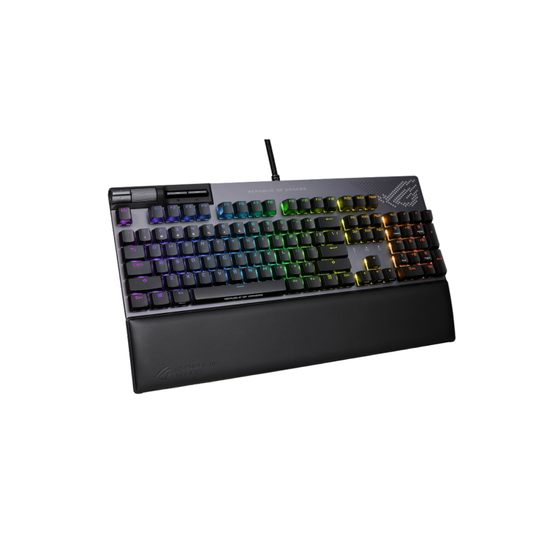 Gaming Keyboard Asus ROG Strix Flare II Animate, Mechanical, NX Red SW, PBT, US Layout, LED display