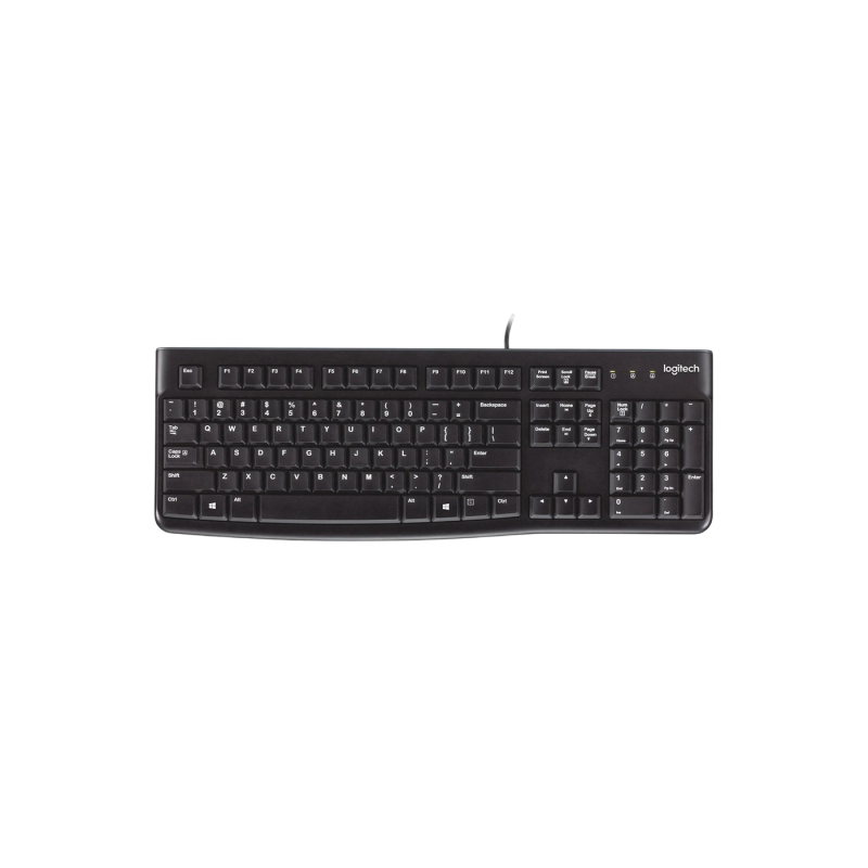 Клавиатура Logitech K120 for Business, EN/UA, Black