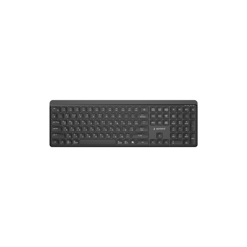 Keyboard Gembird KB-WPS-03-CYRL, EN/RU, Black
