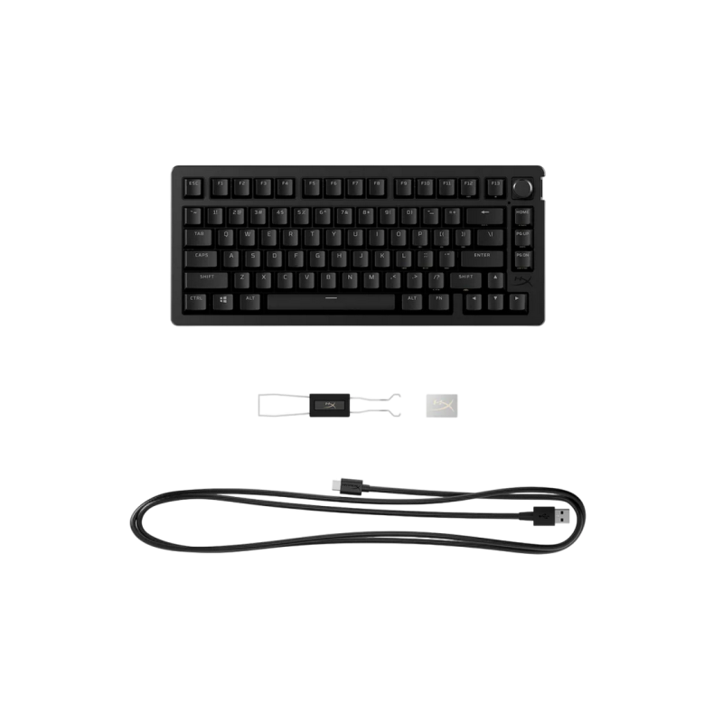 Клавиатура HyperX Alloy Rise 75, EN/RU, Black, 91Y91AA#ACB