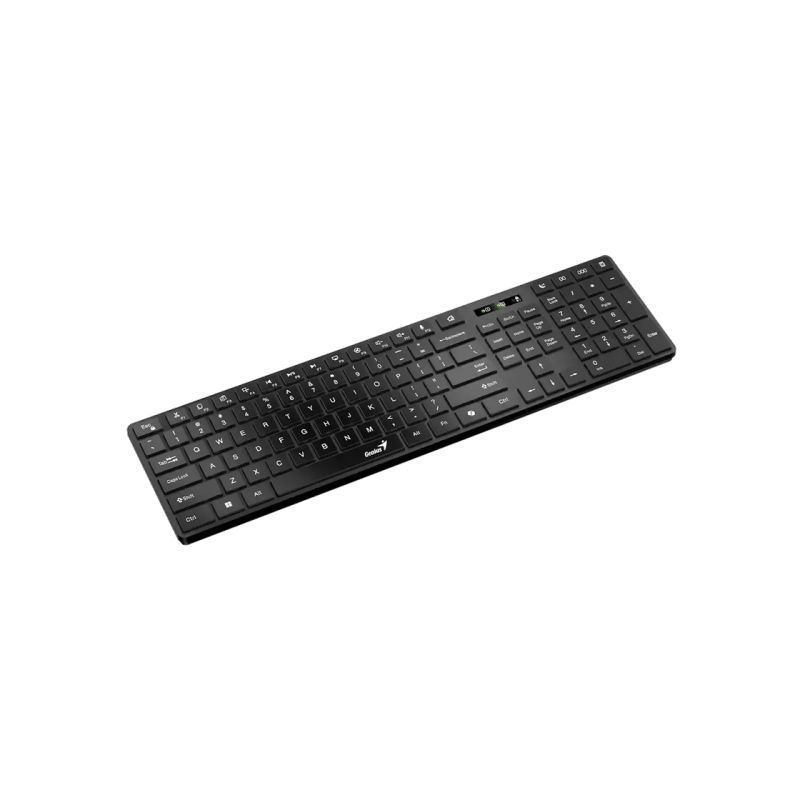 Wireless Keyboard Genius SlimStar 7250BT, Multimedia, 12 Fn Keys, Chocolate keys, Battery indicator, 1xAA, 2.4Ghz+