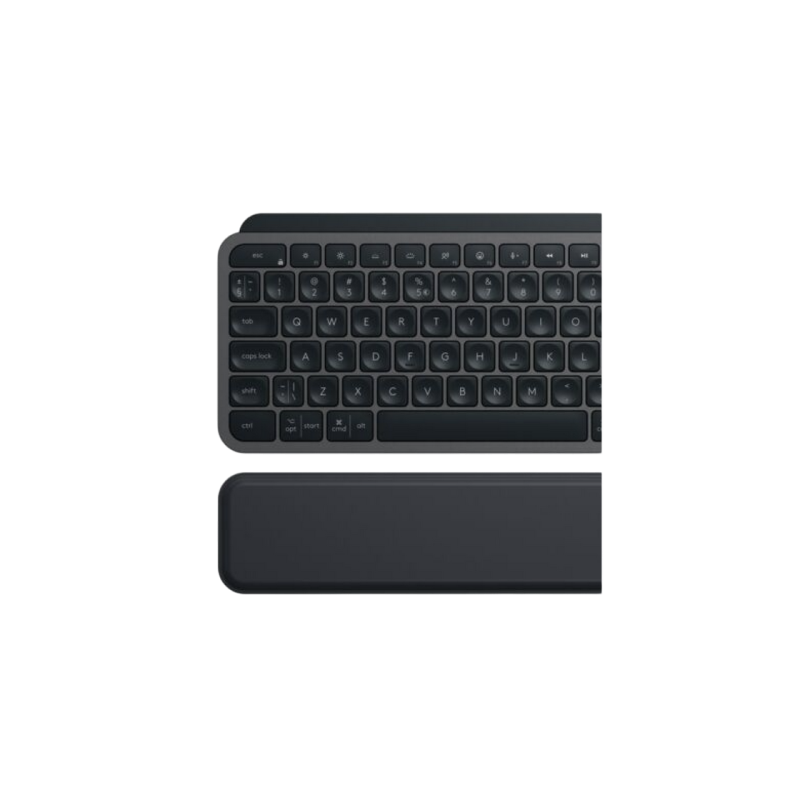 Wireless Keyboard Logitech MX Keys S Plus, Ultra thin, Premium typing, Metal plate, F-keys, Backlight, Palm rest,
