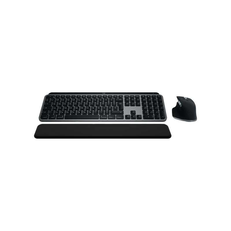 Wireless Keyboard & Mouse Logitech MX Keys S Combo fo Mac, Premium typing, Backlight, Wrist rest, Battery, 2.