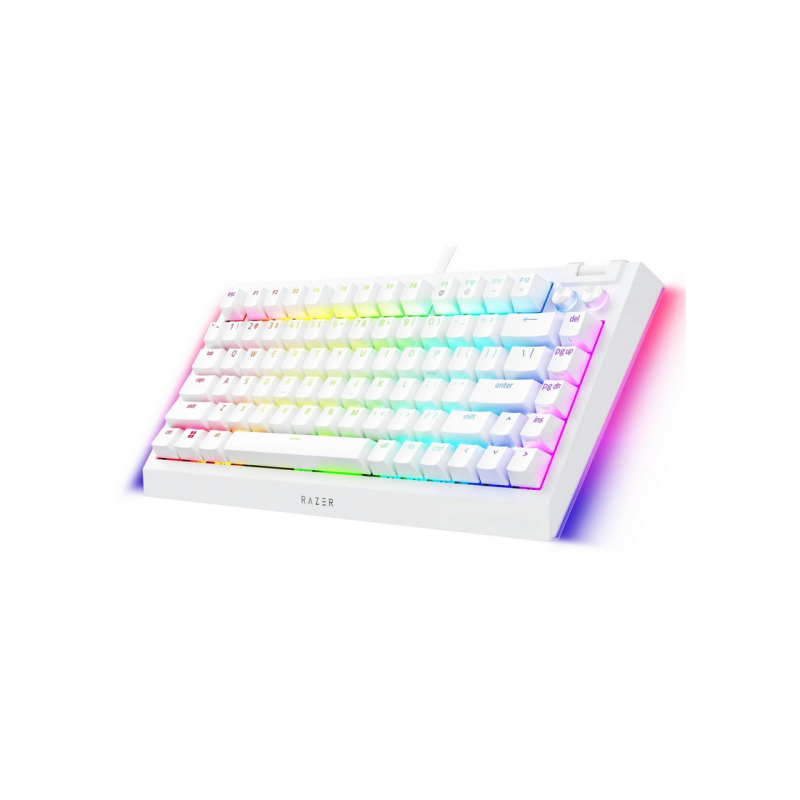 Gaming Keyboard Razer BlackWidow V4 75% Hot-Swappable US Layout White