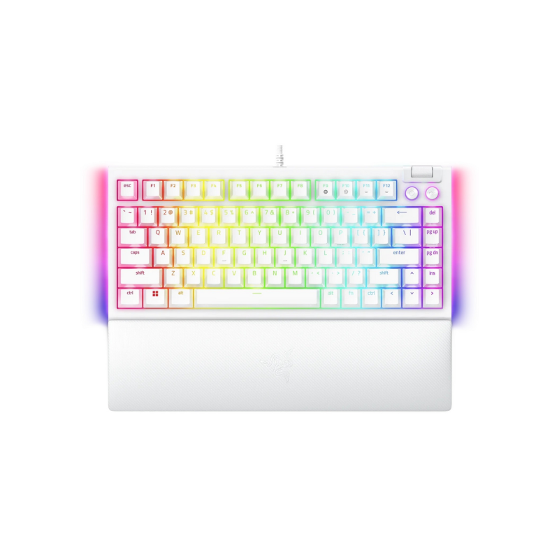 Gaming Keyboard Razer BlackWidow V4 75% Hot-Swappable US Layout White