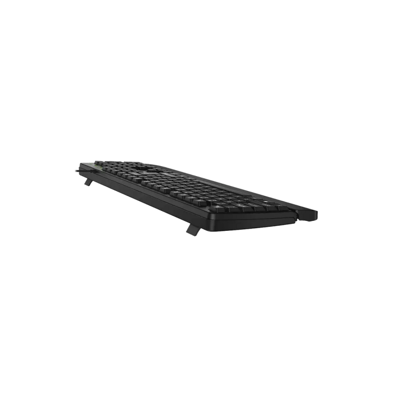 Keyboard Genius KB-123, Classic, 12 Fn Keys, Concave Keycaps, Spill Resistant, One Palm Rest, 1.5m, USB, EN/RU,