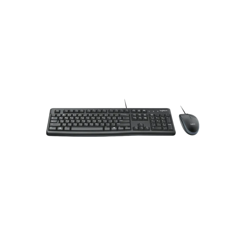 Клавиатура Logitech MK120, EN/RU, Black