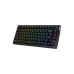 Игровая беспроводная клавиатура HyperX Alloy Rise 75, механическая, форм-фактор 75%, линейный SW, ручка громкости, 80h, RGB, 1,8 м