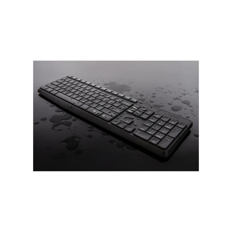 Клавиатура Logitech MK235, черная, LO 920-007931