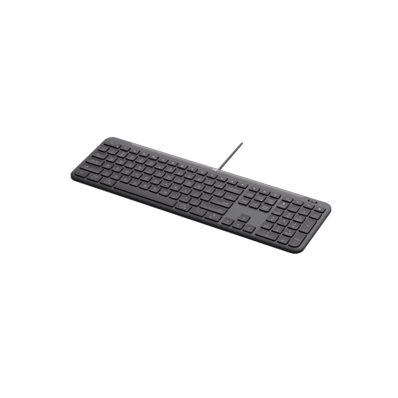 Клавиатура Logitech Signature Slim K620 для бизнеса, бесшумная печать, 1,8 м, USB-C, EN, черная