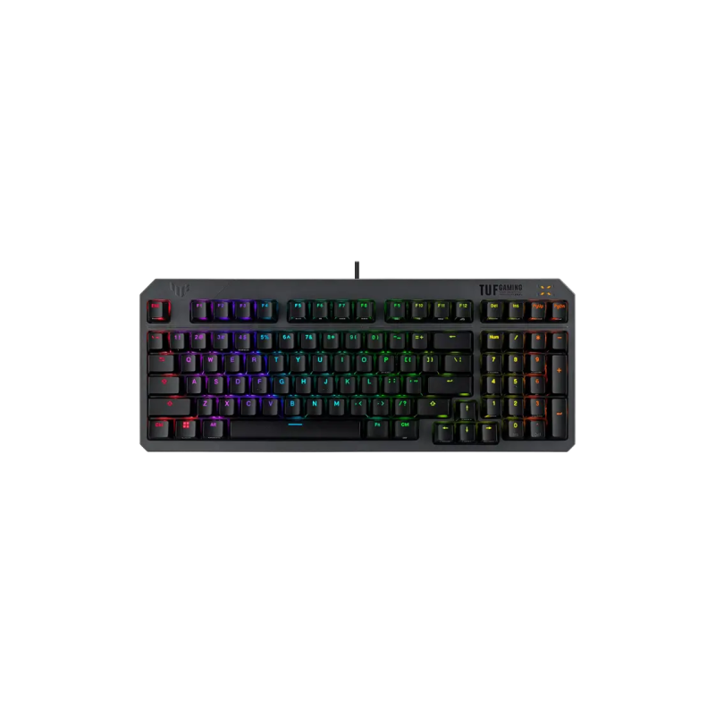 Gaming Keyboard Asus TUF Gaming K3 GEN II, Optical-mechanical RGB switches, Aluminum frame, USB passthrough, Aura 