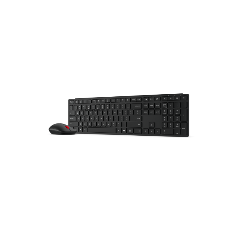 Wireless Keyboard & Mouse Lenovo Pro 6000, 3-zone, Multi-device, Silent, Low-profile, 8-button mouse, up to