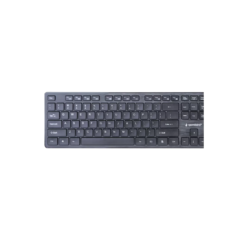 Клавиатура Gembird KBS-WCH-04-RU, EN/RU, Black