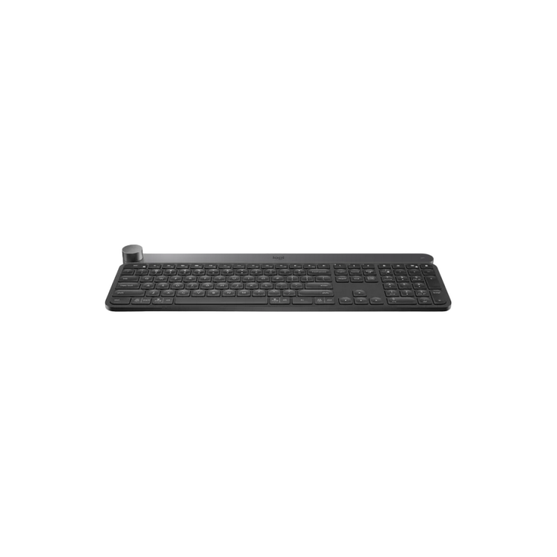 Wireless Keyboard Logitech CRAFT, Premium typing, Input dial, Spherical keys, Backlit, Multi-Device, Battery indicator, 2.4Ghz+