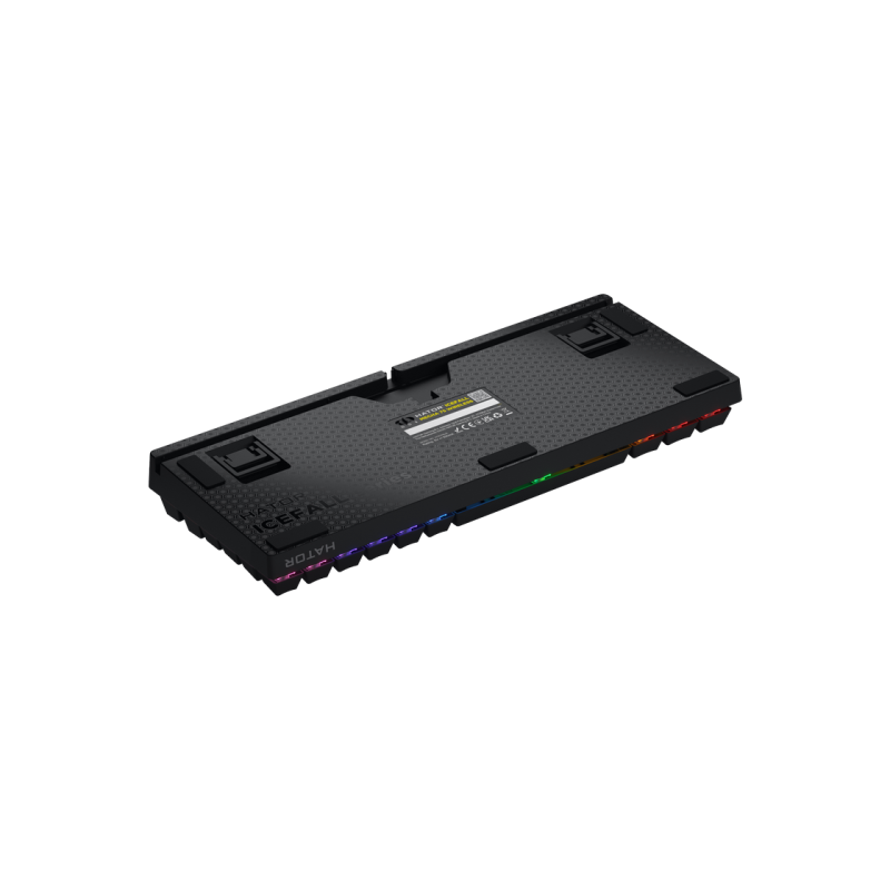 Keyboard HATOR Icefall Mecha TKL Rainbow, Black
