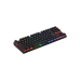 Wireless Gaming Keyboard HATOR Icefall Mecha TKL Rainbow, Mechanical, Rainbow LED, 1.8m, USB, EN/UA, Black