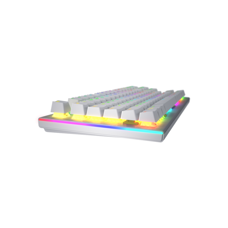 Игровая клавиатура HATOR Gravity X TKL, RGB, 1,8 м, USB, EN/UA, белая
