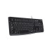 Клавиатура Logitech K120 OEM, EN/RU, Black