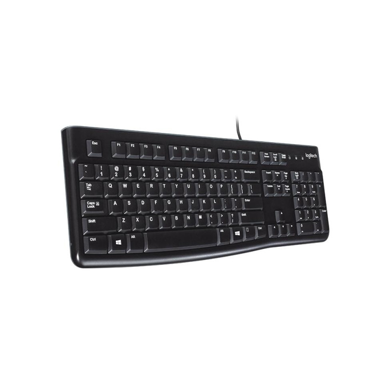 Клавиатура Logitech K120 OEM, EN/RU, Black